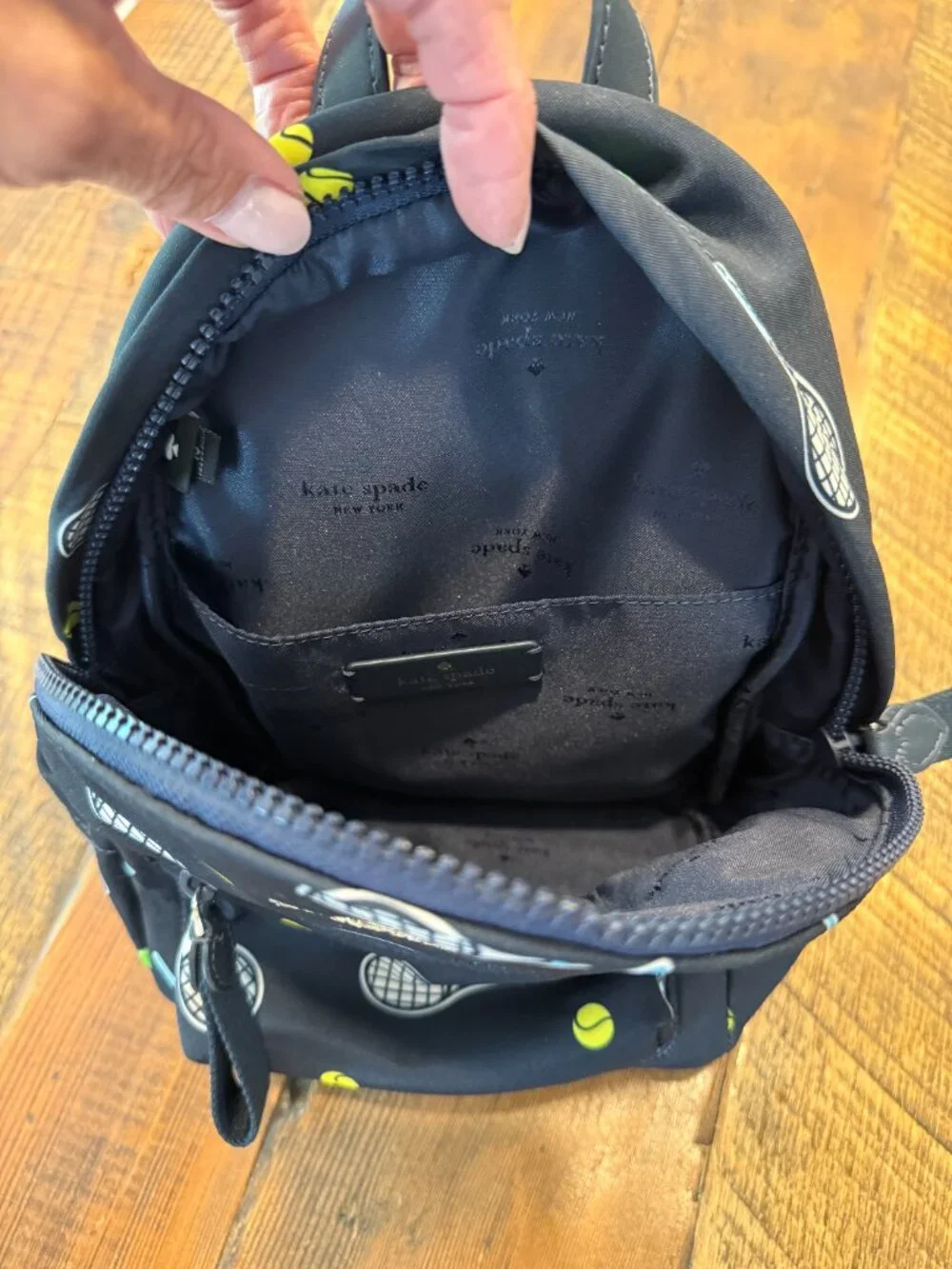 Kate Spade Chelsea Tennis Racquet & Ball Mini Backpack